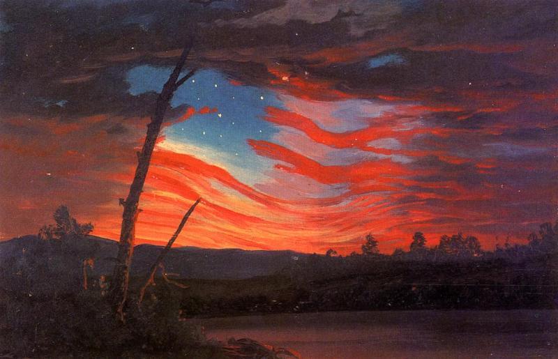 Frederic Edwin Church Our Banner in the Sky
